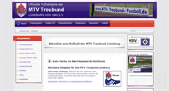 Desktop Screenshot of mtv-treubund-fussball.de