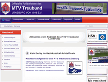 Tablet Screenshot of mtv-treubund-fussball.de